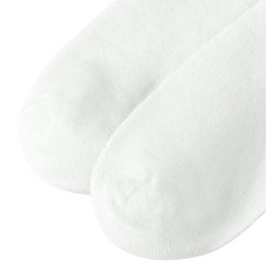 Chaussettes hautes en coton/élasthanne tricotées de haute qualité, respirantes, à séchage rapide, fines, côtelées, avec logo jacquard sublimé personnalisé, faible MOQ - Product Image 2