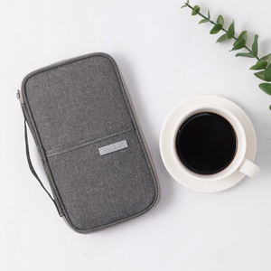 Simple Nylon Travel Passport Wallet Card Organizer Portable Travel Document Holder Credit ID Card Case Passport Holder Bag - Product Image 4