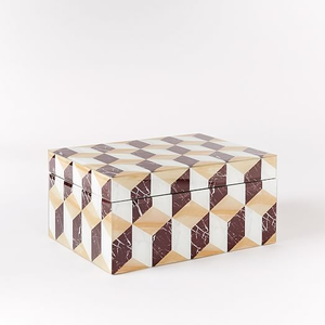 Venta Directa de Fábrica M/s Moon Arts India, Cajas de Joyería de Madera Hechas a Mano, Multicolores, de Resina, Artesanía de Lujo, Decorativas, para Regalo - Product Image 3