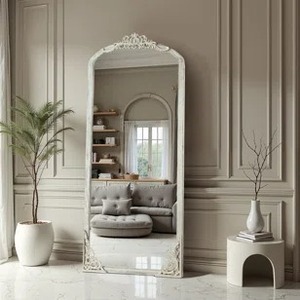 Miroir sur pied décoratif classique de qualité supérieure, idéal pour la chambre, le salon et l'entrée, fabriqué en Inde - Product Image 6