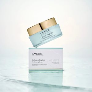 Soins de la peau coréens LAMOOL Crème revitalisante à l'eau de mer et à l'aloe vera, régime hydratant et réparateur pour peaux sèches, revitalisant la barrière cutanée, texture nettoyante - Product Image 6