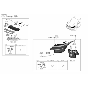 ไฟหน้าซ้ายใหม่สำหรับ Seltos รุ่น 92101Q5130 - Product Image 2