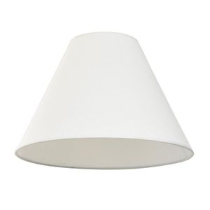 Abat-jour conique en lin beige 15"L x 15"W x 11"H - Product Image 6