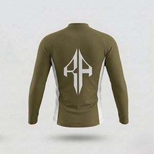 Material 100% poliéster de primera calidad, logotipo personalizado para maillots de ciclismo con cremallera completa para hombre, de RIVIAN ATLANTIC. - Product Image 5