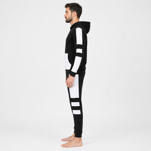 Survêtement léger à capuche personnalisé avec logo pour homme, combinaison vierge pour la course et le jogging, vêtements de sport, ensembles de survêtements - Product Image 3