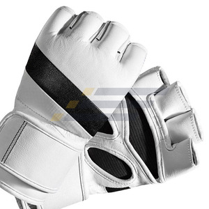 Meilleur prix pour les gants de MMA à demi-doigts pour hommes, service OEM, fabriqués au Pakistan, en cuir PU, pour l'entraînement au punching pour adultes - Product Image 6