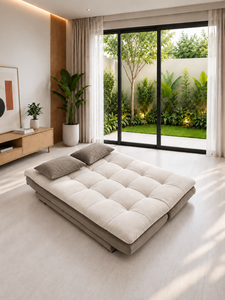 Canapé-lit moderne Roblox taupe convertible pour salon, hôtel, appartement, villa, fabricant de canapés, canapé en tissu personnalisé, meubles - Product Image 3