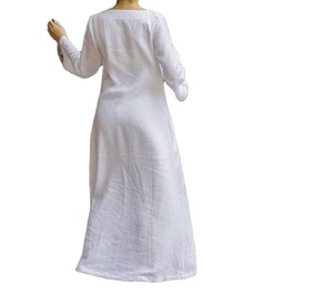 Robe longue à col rond, tenue décontractée à la mode, collection d'été pour femmes, robes à vendre d'Inde - Product Image 6