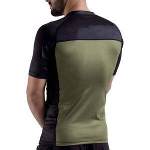 เสื้อบีบอัด MMA BJJ แขนสั้นออกแบบเองได้ชุดป้องกันผื่น - Product Image 5