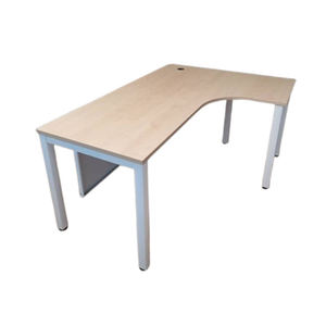 L Shape Conference <b>Table</b> Metal Legs MDF Surface Modern <b>Office</b> Furniture for Home <b>Office</b> and Commercial Use - Product Image 5