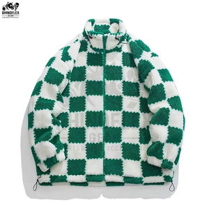 Veste en sherpa personnalisable pour homme avec doublure en laine et bordure en fourrure de mouton pour l'hiver - Product Image 3