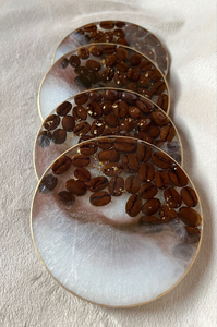 Handcrafted Resin <b>Coaster</b> High Quality Customized Home Restaurant Indian Food Occasions - Product Image 6