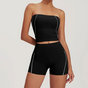 T-shirt court de yoga pour femme, sans manches, ajusté, respirant, coupe moulante, idéal pour l'été – Collection Hot Sale - Product Image 5