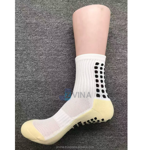 Strong <b>Grip</b> Football Soccer <b>Socks</b> Anti-slip Breathable Mesh Durable for Training High-quality Vietnam Factory Custom Logo - Product Image 5
