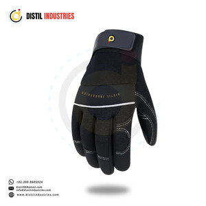 Guantes de Trabajo Resistentes y Transpirables de PU de Alta Calidad para Mecánicos, Antivibración, con Logotipo Personalizado en la Parte Posterior para Uso en Exteriores - Product Image 3