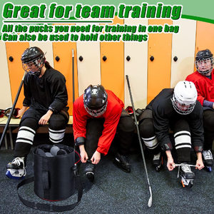 Sac de transport professionnel pour rondelles de hockey avec logo personnalisé - Product Image 6