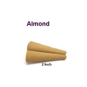 Cônes d'encens aux amandes naturelles Fourniture en gros de cônes d'encens de la meilleure marque Cônes d'encens à reflux (blanc) - Product Image 1