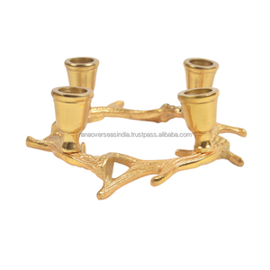Factory Direct <b>Sale</b> Premium Quality Metal Candle Holder <b>Decorative</b> Candle Holder Gold Finished Use in Home Wedding Events - Product Image 5