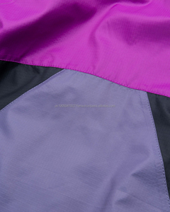 Ensembles deux pièces coupe-vent d'hiver personnalisés de marque pour hommes, imperméables, respirants, streetwear, blocs de couleur, survêtement - Product Image 3