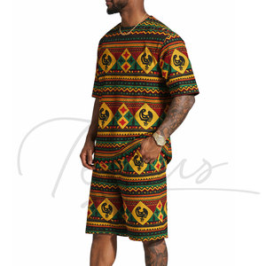 Ensemble de shorts et chemise décontractés légers en lin pour hommes, collection été 2026, tenue de plage personnalisée, vente en gros - Product Image 5