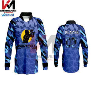 Camiseta Táctica de Paintball de Marca Privada, Tejido Transpirable con Mangas Resistentes a la Abrasión, Equipo al por Mayor - Product Image 1