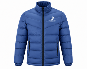 Chaqueta Acolchada Ligera para Hombre, Personalizada, con Aislamiento, para Invierno, con Cierre, de Poliéster, Informal, para Exteriores, Fabricante OEM ODM - Product Image 3