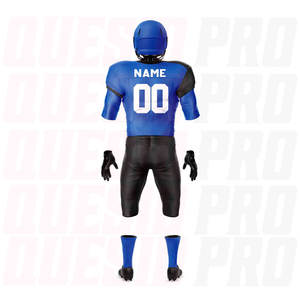 Uniforme de football américain personnalisé de haute qualité avec impression de logo, vêtements de sport en gros, maillot de football, tissu sergé pour le football - Product Image 2