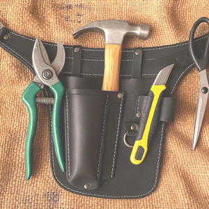 OEM/ODM Handmade leather florist <b>tool</b> <b>belt</b> durable gardening organizer professional waist pouch multi pocket wholesale Price - Product Image 5