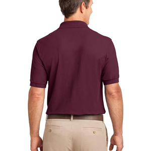 Polo ajusté tendance pour homme, manches courtes, col contrastant, chemise décontractée de golf, vêtement de sport léger, personnalisation de marque, vente en gros - Product Image 2