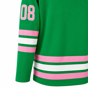 Maillot de football vert personnalisé en polyester respirant, coupe ample, surdimensionné, imprimé, pour équipe sportive - Product Image 6