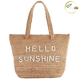 Bolsa de Compras Ecológica de Yute Natural con Asas de Algodón Resistentes y Diseño Duradero - Product Image 2