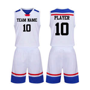 High Quality Sublimation Men Sports Customized Basketball Kit Personalized Sports Basketball Uniform Plus Size - Product Image 1