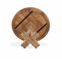 Meilleure table à manger en bois de manguier sur pied au design moderne, en bois massif, extensible, pour la maison ou l'hôtel