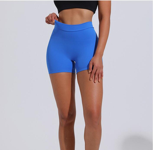 Shorts taille haute personnalisés pour femmes, respirants, écologiques, effet gainant abdominal, 100 % polyester élastique - Product Image 6