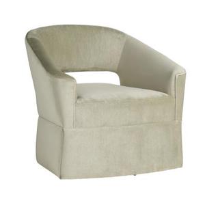Fauteuil d'appoint pivotant 360° Carlford Nordic, fauteuil pivotant Cecilia avec housse amovible, tissu naturel - Product Image 1