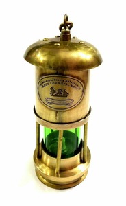 Best Quality Vintage <b>Brass</b> Miner's Lamp Royal Nautical <b>Lantern</b> with Glass Antique Finish Available For Sale - Product Image 3