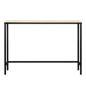 Consolle in noce chiaro con stile industriale e piano singolo in triamina - Product Image 1