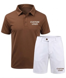 Ensemble polo et short pour homme, tenue de golf athlétique, vêtements de sport décontractés d'été, vêtements de sport, vêtements d'entraînement, ensemble assorti haut et bas - Product Image 5
