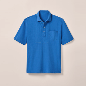 Polo pour homme de qualité supérieure à prix d'usine, 4 boutons, 100% coton, respirant, anti-transpiration, pour le golf et les occasions décontractées - Product Image 1