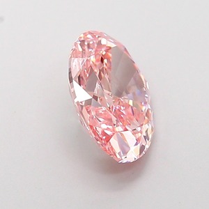 Diamant CVD rose vif fantaisie de forme ovale modifiée, cultivé en laboratoire, 1,79 carat, clarté VVS2, polissage excellent, diamant non monté de luxe - Product Image 4