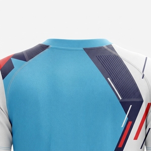 Summer High Quality Short Sleeve Sublimation <b>T</b>-<b>Shirt</b> Regular Fit <b>Polyester</b>/Cotton Canvas Breathable 220g Casual AMIB SPORTS Men - Product Image 3
