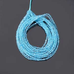 Cuentas de Cuarzo Diamante Herkimer Azul Cielo, Virutas de Cuarzo sin Cortar, Cuentas Sueltas de Cristal Natural para Suministros de Fabricación de Joyas al por Mayor - Product Image 3