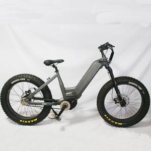 Nuevo Diseño de Bicicleta Eléctrica de 26 Pulgadas con Motor M630 en el Medio, Batería Oculta, Neumáticos Anchos y Motor Bafang Interno de 5 Velocidades - Product Image 1
