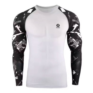 Rashguard de MMA de Alta Calidad a Bajo Precio, Manga Larga, Impresión Digital, Spandex/Poliéster, Transpirable, Ecológico, Opciones Personalizables - Product Image 1