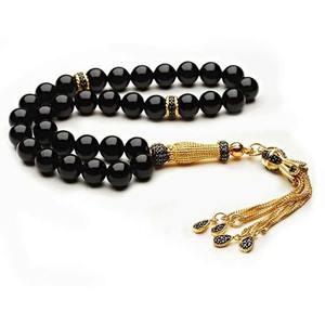 Tasbih Islámico de Resina Ecológica con Grabado Personalizado de Ángel, Hecho a Mano, Redondo, Creativo, Art Zone CAZ-0850 para Regalos y Ramadán - Product Image 6