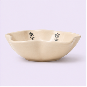 Tazón Cónico de Cerámica Mahaguthi con Diseño Floral y de Libélula, Hecho a Mano, Apto para Microondas, Ecológico y Duradero para Servir Alimentos - Product Image 3