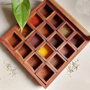 Wooden Seasoning Spice Box Kitchen Cabinet Storage <b>Powder</b> Spice and Herbs for Home and Restaurant Kitchen Accessories 2026 - Product Image 4
