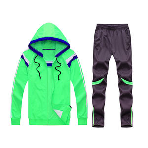 Trajes Deportivos de Fútbol Personalizados, Chaquetas de Fútbol de Secado Rápido, Chaquetas de Entrenamiento de Fútbol para Gimnasio y Escuela, Trajes Deportivos con Cremallera para Hombre y Mujer - Product Image 2