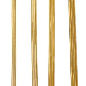 Cinta de Lentejuelas Metálicas Plateadas y Doradas OEM, Adornos de Encaje Trenzado, Rayas de 7mm y 50mm, Hechos a Mano para Vestidos - Product Image 6