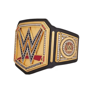 Cinturones de Campeonato Personalizados con Mínimo Pedido Bajo, Cinturones de Campeonato de Lucha Libre, Boxeo y Artes Marciales de Metal y Cuero, Grandes y Resistentes, en Color Dorado - Product Image 5